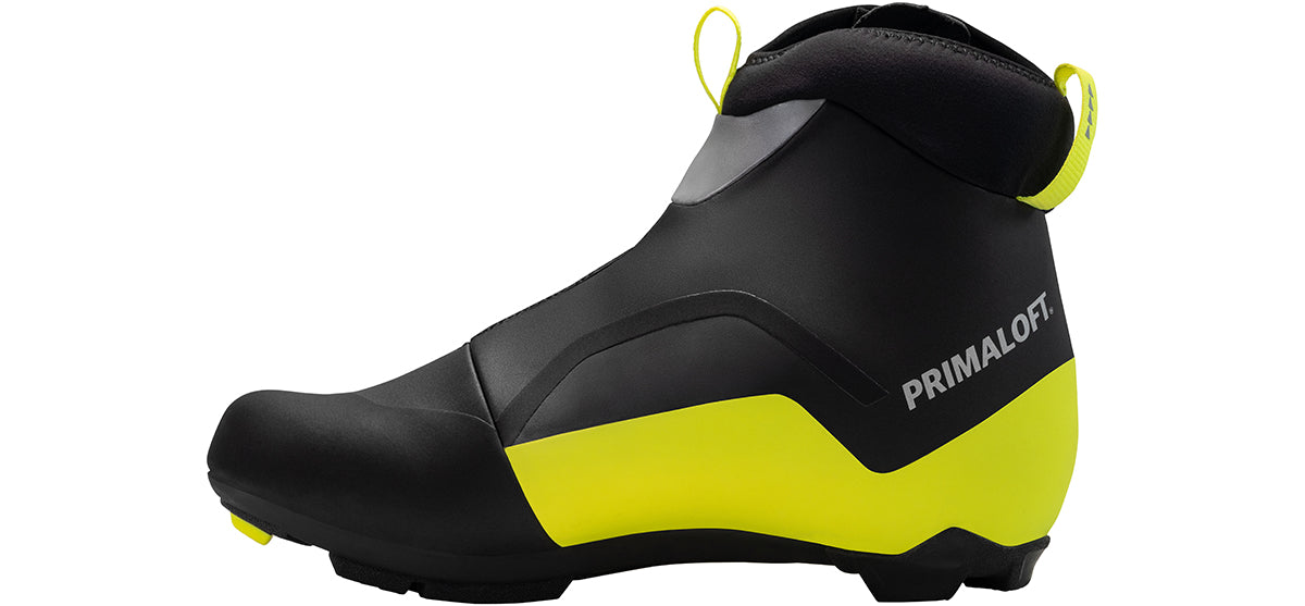 Sidi Algor Cycling Boot - Yellow/Black - Inside Profile View