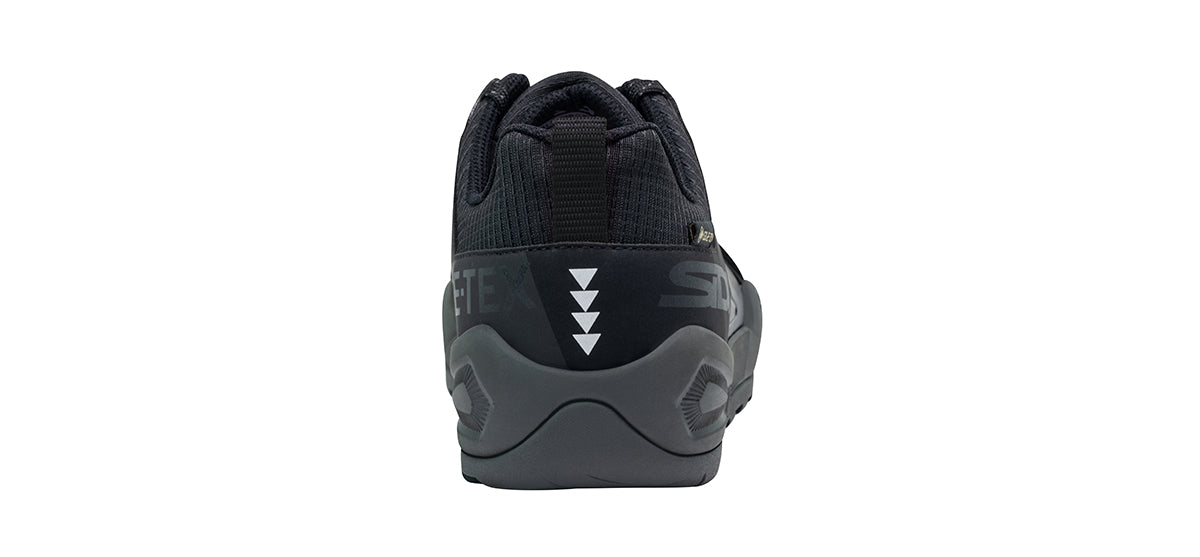 Sidi Atomus GTX Mountain Clipless Shoes - Black - Rear Heel View
