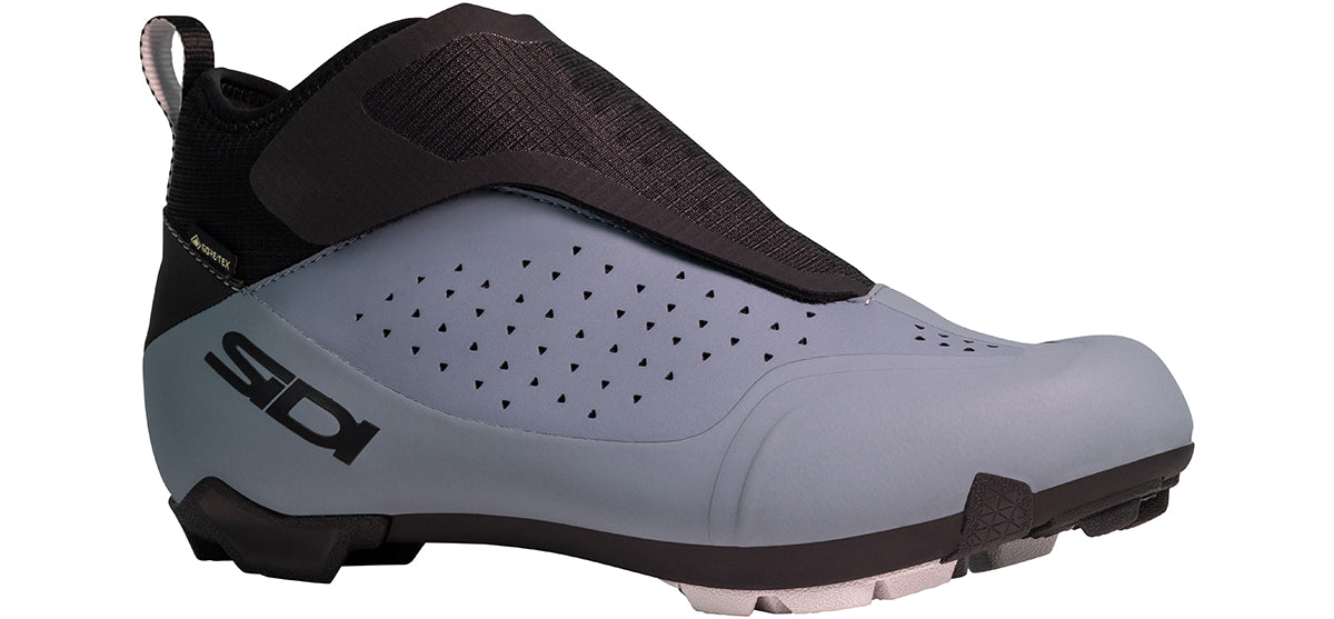 Sidi Glacies Cycling Boot - Frost Grey/Black - Outside angled view