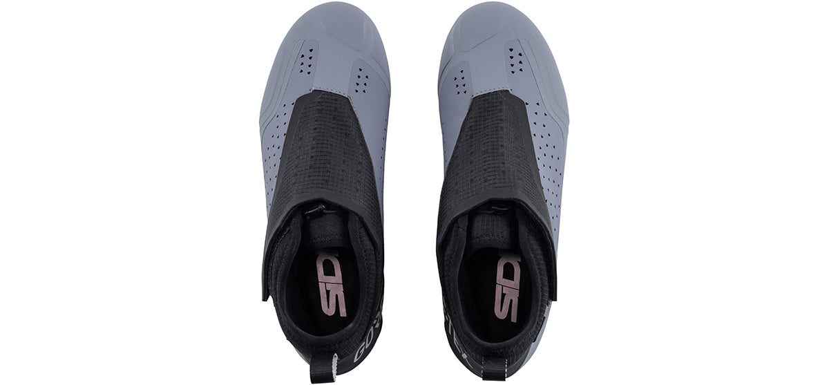 Sidi Glacies Cycling Boot - Frost Grey/Black - Top down view