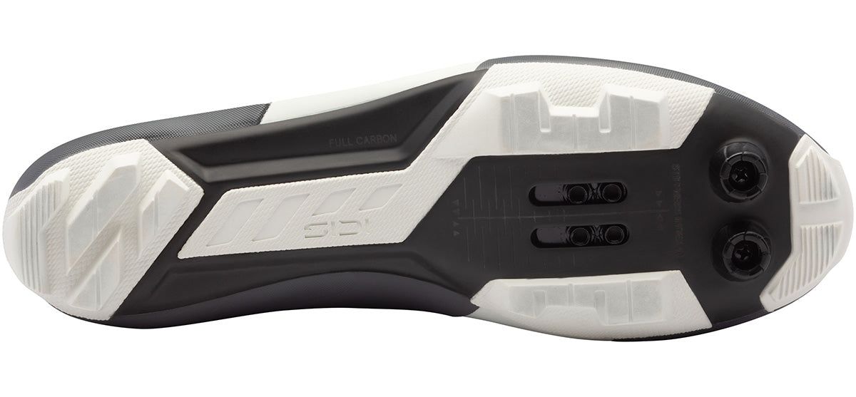 Sidi Physis Mountain Bike Shoe - Ice White Anthracite - Bottom Sole View