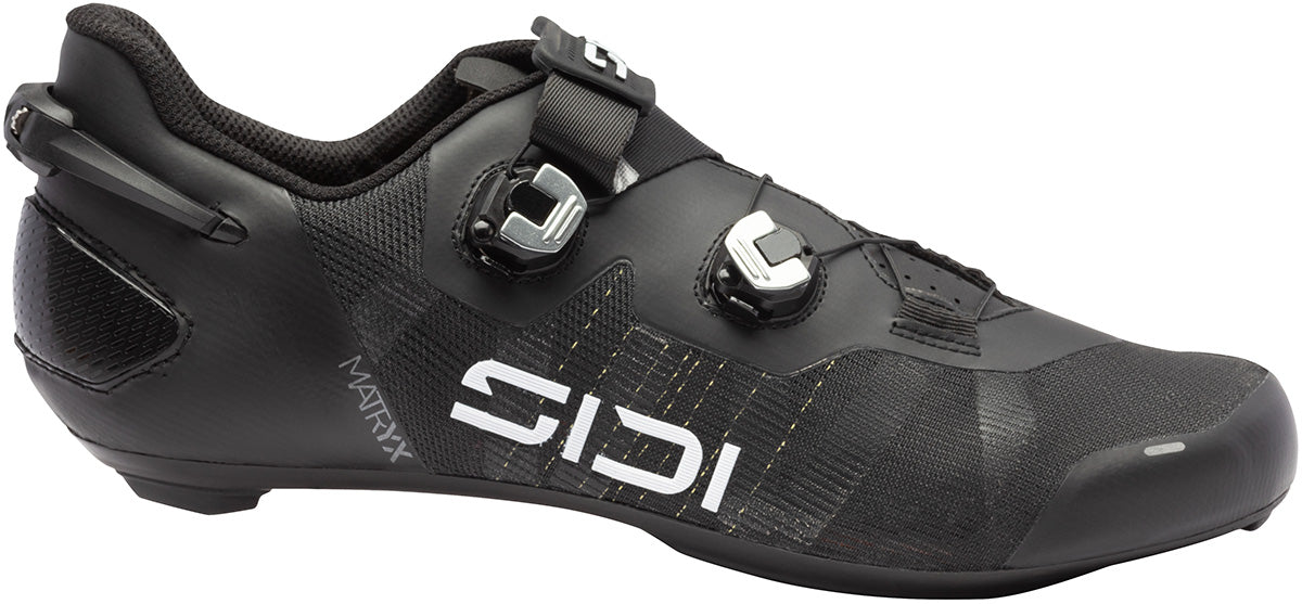 Sidi Wire 3 Men's Road Cycling Shoe - Black - Side View
