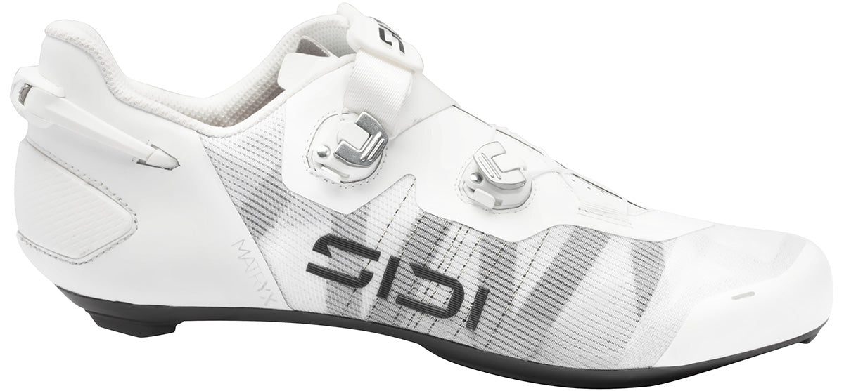 Sidi Wire 3 Men's Road Cycling Shoe - White - Side View