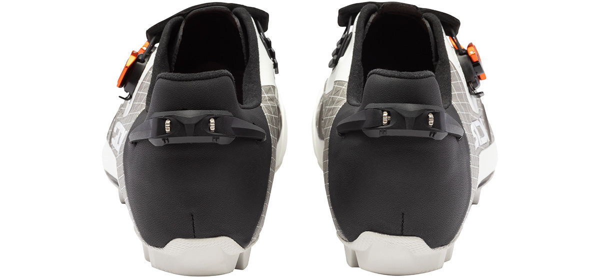 Sidi Aeron XC clipless cycling shoe - Ice white - heel side view