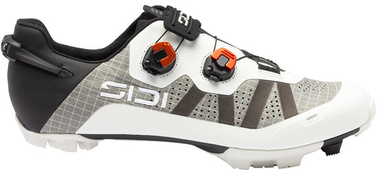Sidi Aeron XC clipless cycling shoe - Ice white - side view