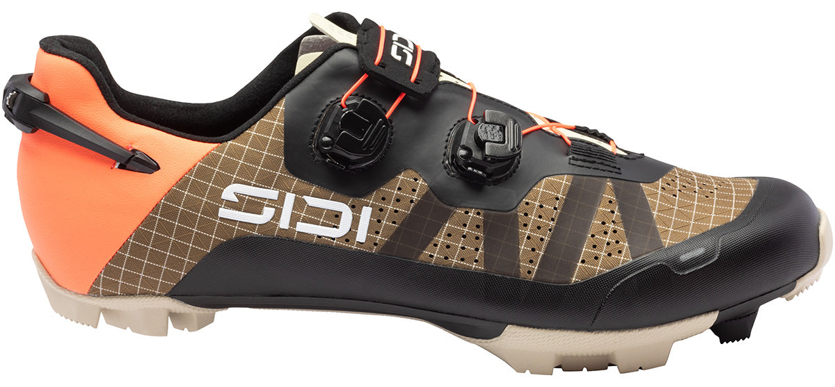 Sidi Aeron XC clipless cycling shoe - Jojoba - side view
