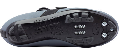 Sidi Aertis Mega Cycling Shoe - Grey Black - Bottom sole View