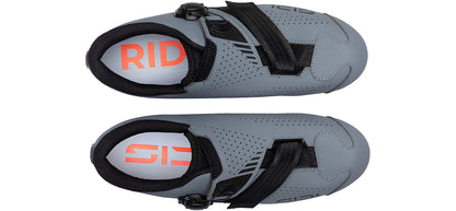 Sidi Aertis Mega Cycling Shoe - Grey Black - Top Down View