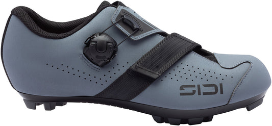 Sidi Aertis Mega Cycling Shoe - Grey Black - Side View