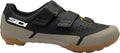 Black and brown cycling shoe with Sidi branding on a white background