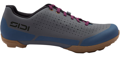 Sidi Asper Lace Gravel Cycling Shoe - Dark Grey - Side View