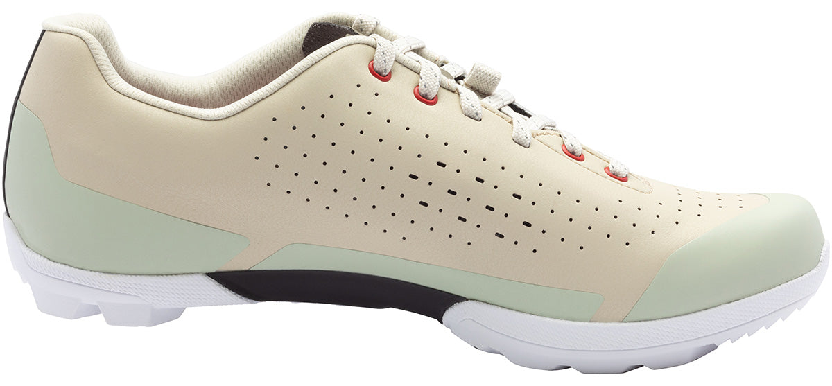 Sidi Asper Lace Gravel Cycling Shoe - Sand - Inner Side View