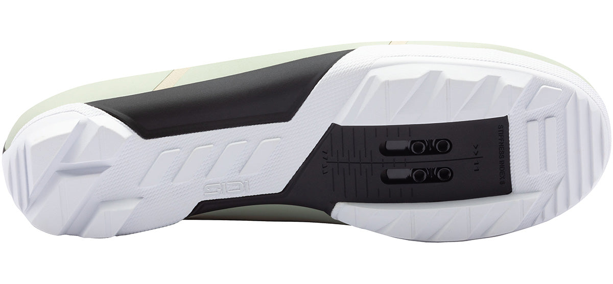 Sidi Asper Lace Gravel Cycling Shoe - Sand - Bottom sole View