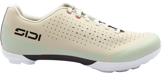 Sidi Asper Lace Gravel Cycling Shoe - Sand - Side View