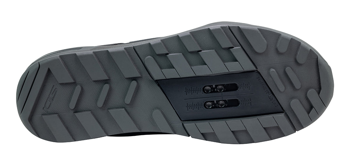Sidi Atomus GTX Mountain Clipless Shoes - Black - Bottom Sole View