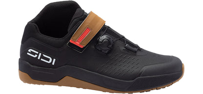 Sidi Descentio Flat Pedal Mountain Bike Shoe - Black/Harvest - Side View