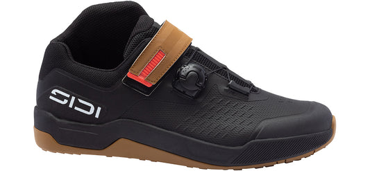 Sidi Descentio Flat Pedal Mountain Bike Shoe - Black/Harvest - Side View