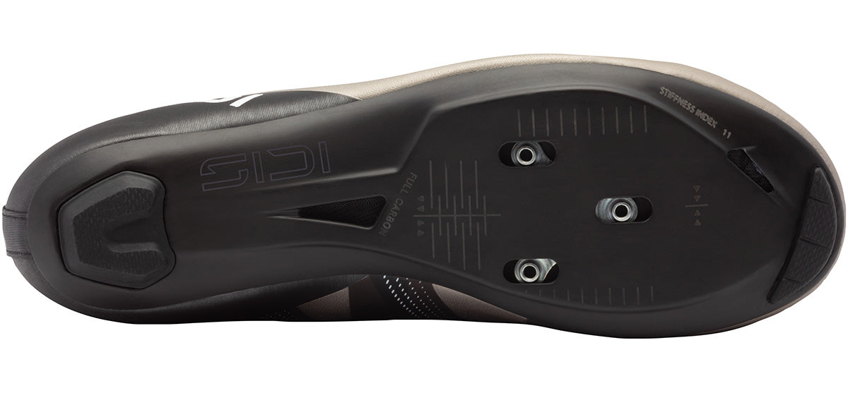 Sidi Ergo 6 Men's Road Cycling Shoe - Silver - Bottom Sole View