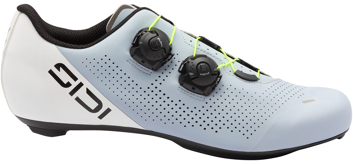 Sidi Ergo 6 Men's Road Cycling Shoe - Sky Grey - Side View