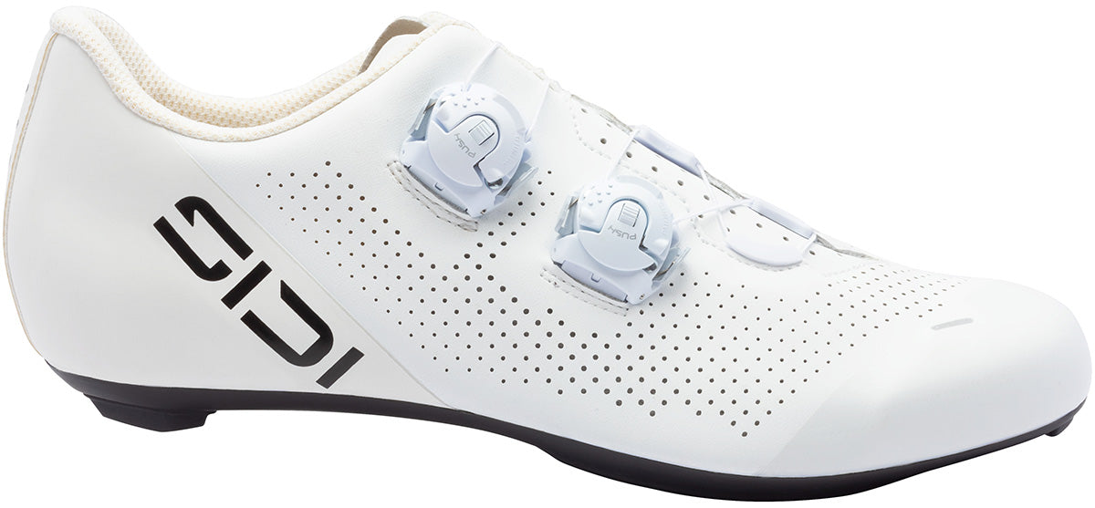 Sidi Ergo 6 Men's Road Cycling Shoe - White - Side View