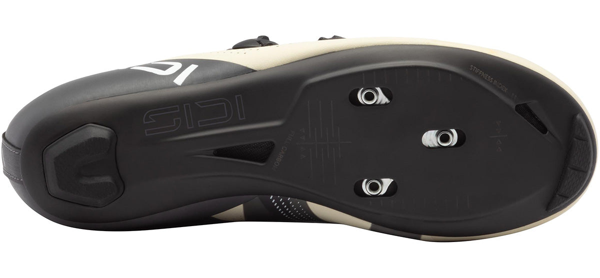 Sidi Ergo 6 Women's Road Cycling Shoe - Vanilla anthracite - bottom sole view