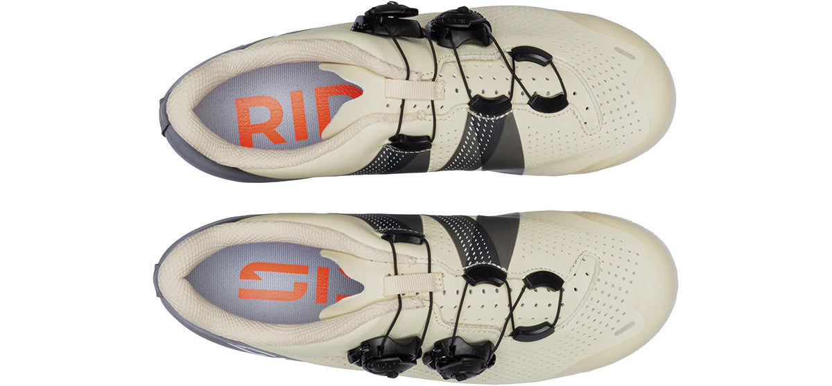 Sidi Ergo 6 Women's Road Cycling Shoe - Vanilla anthracite - top down view