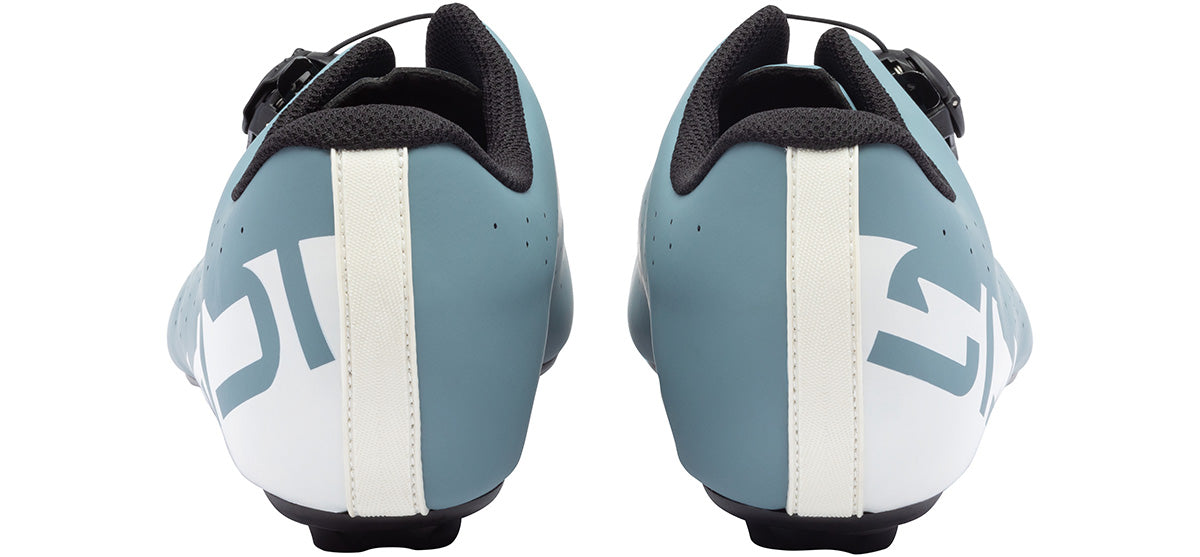 Sidi Fast 2 Men's Road Cycling Shoes - Frost Grey Ice White - Heel View
