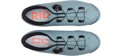 Sidi Fast 2 Men's Road Cycling Shoes - Frost Grey Ice White - Top Down View