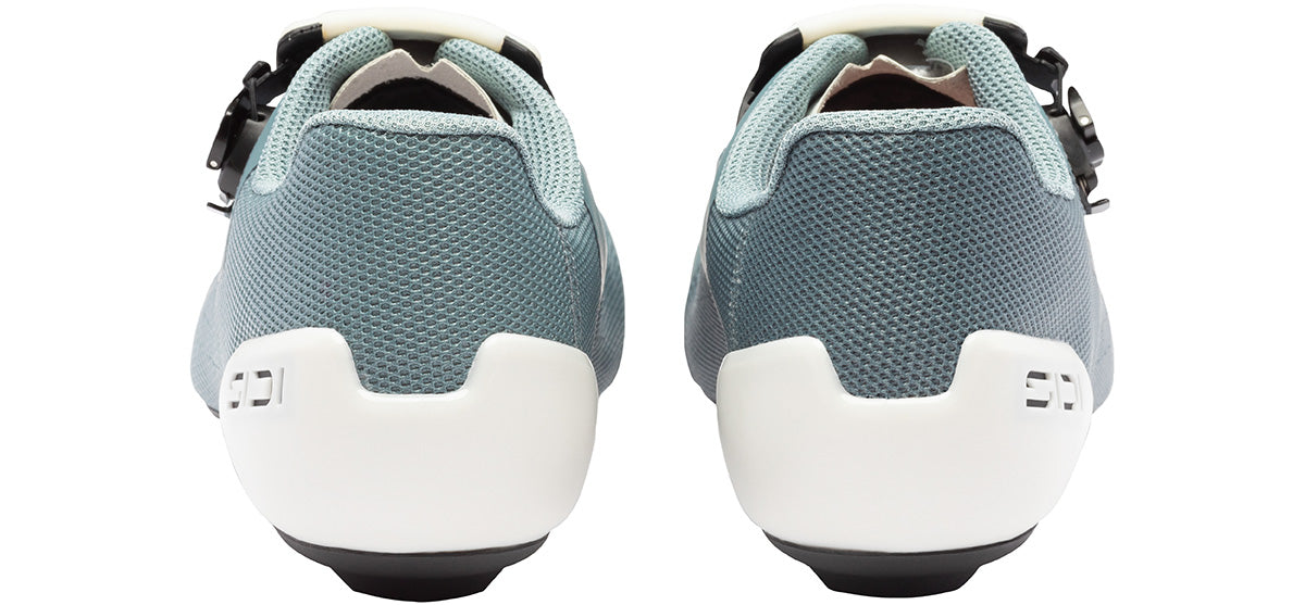 Sidi Genius  WYVE Cycling Shoe - Men's - Frost Grey White - Heel View