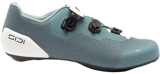 Sidi Genius  WYVE Cycling Shoe - Men's - Frost Grey White - Side View