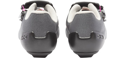 Sidi Genius X WYVE Women's - anthracite grey - heel view