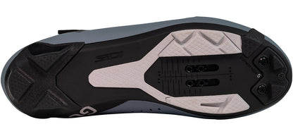 Sidi Glacies Cycling Boot - Frost Grey/Black - Bottom sole view