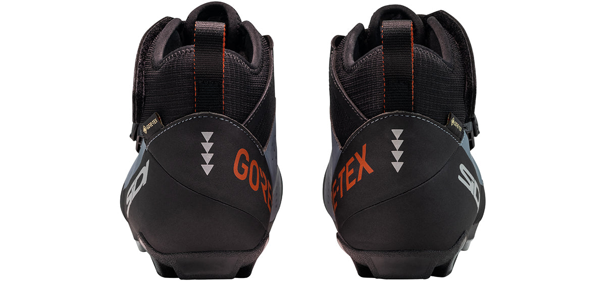 Sidi Hiemx Cycling Boot - Frost Gray/Black - Rear heel view