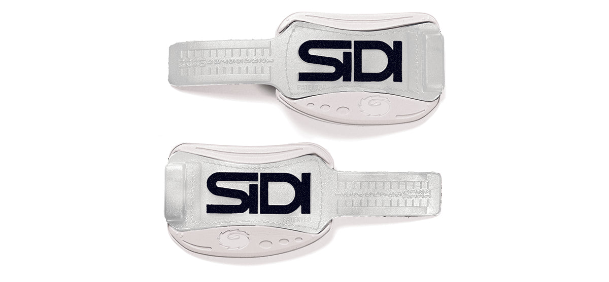 2 Sidi replacement shoe straps in white