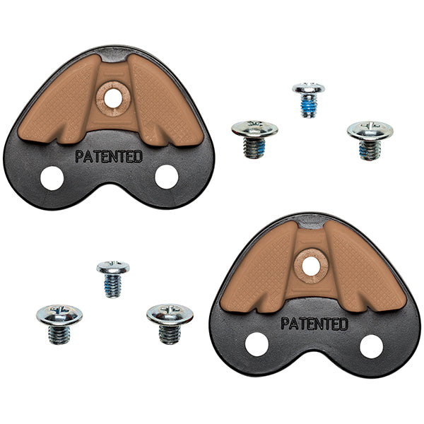 Sidi MTB Toe Inserts for cycling shoes with screws - brown