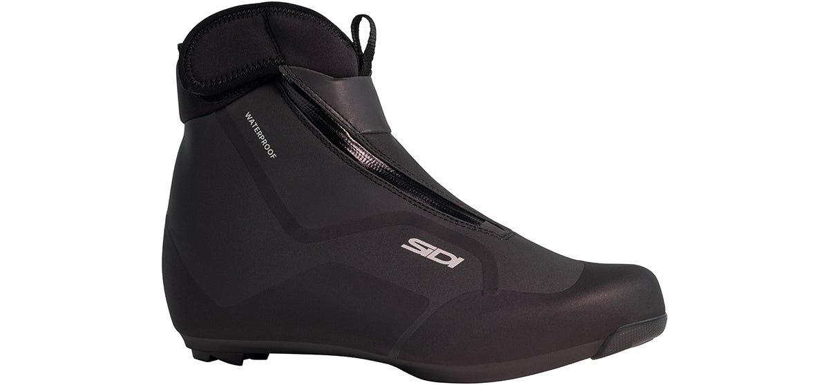 Sidi Nubes Road Cycling Boot - Black - Outside profile view