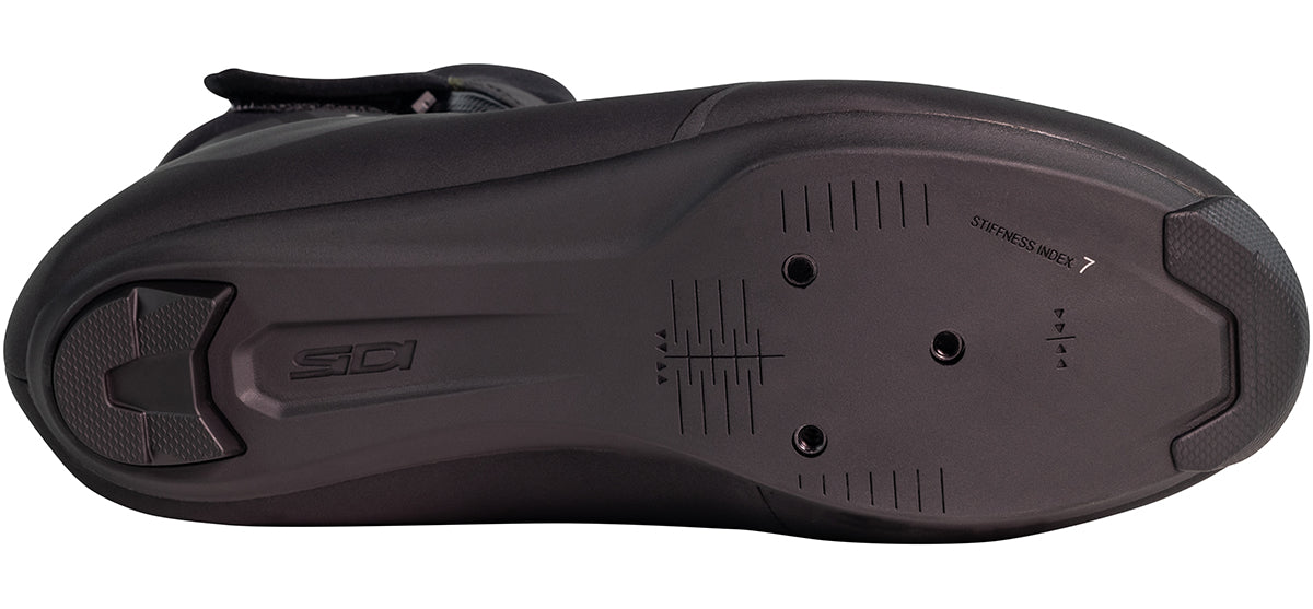 Sidi Nubes Road Cycling Boot - Black - Bottom Sole View
