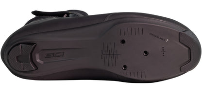 Sidi Nubes Road Cycling Boot - Black - Bottom Sole View
