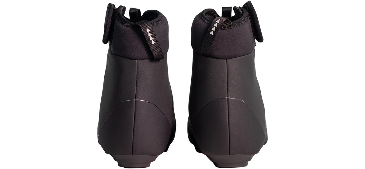 Sidi Nubes Road Cycling Boot - Black - Rear heel view