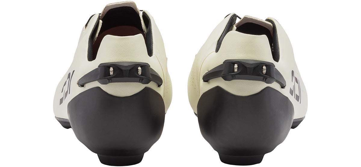Sidi Shot 3 Road Cycling Shoe - Ivory - Heel Side View