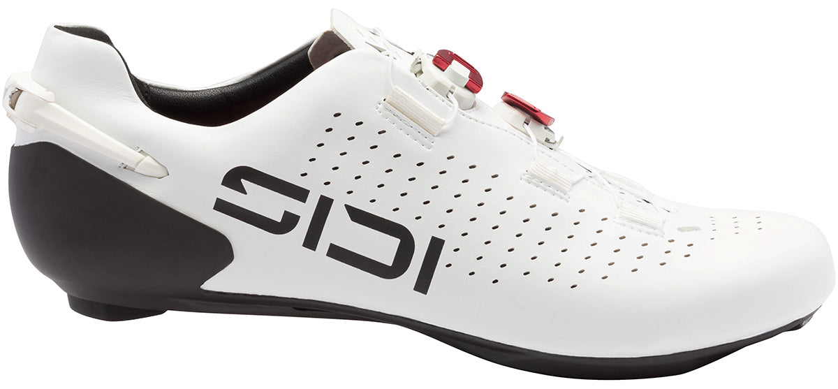 Sidi Shot 3 Road Cycling Shoe - White - Side View