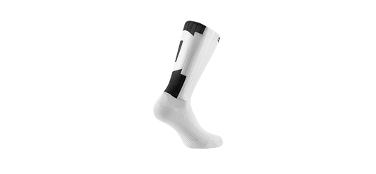 Sidi Teres Sock - White Black - Rear three quarter view