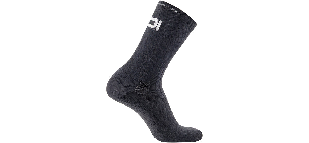 SIDI Visibilis Socks - Black - Side three quarter view