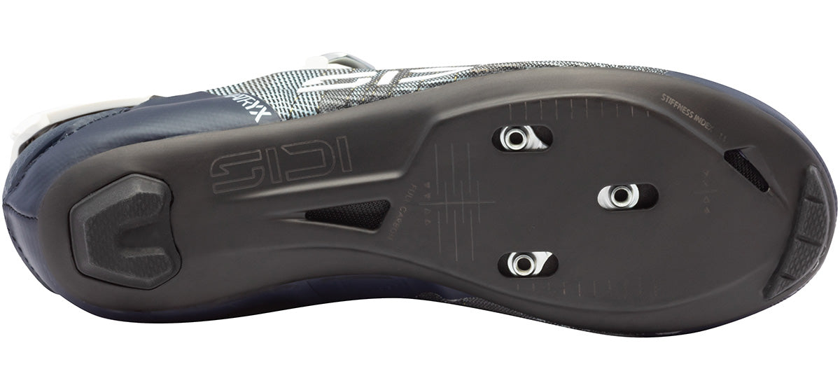Sidi Wire 3 Women's Road Cycling Shoe - Dark Blue - Bottom Sole View