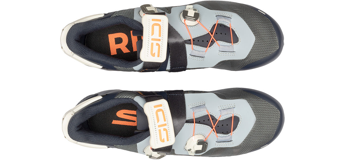 Sidi Wire 3 Women's Road Cycling Shoe - Dark Blue - Top Down View