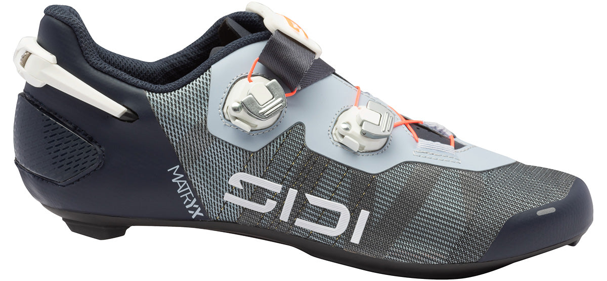 Sidi Wire 3 Women's Road Cycling Shoe - Dark Blue - Side View