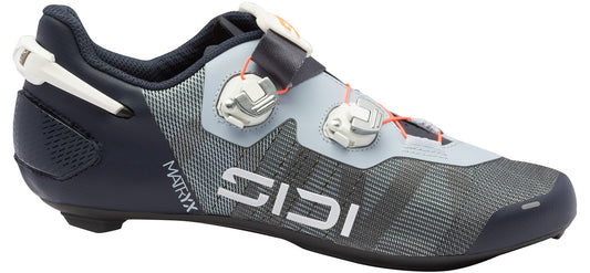 Sidi Wire 3 Women's Road Cycling Shoe - Dark Blue - Side View